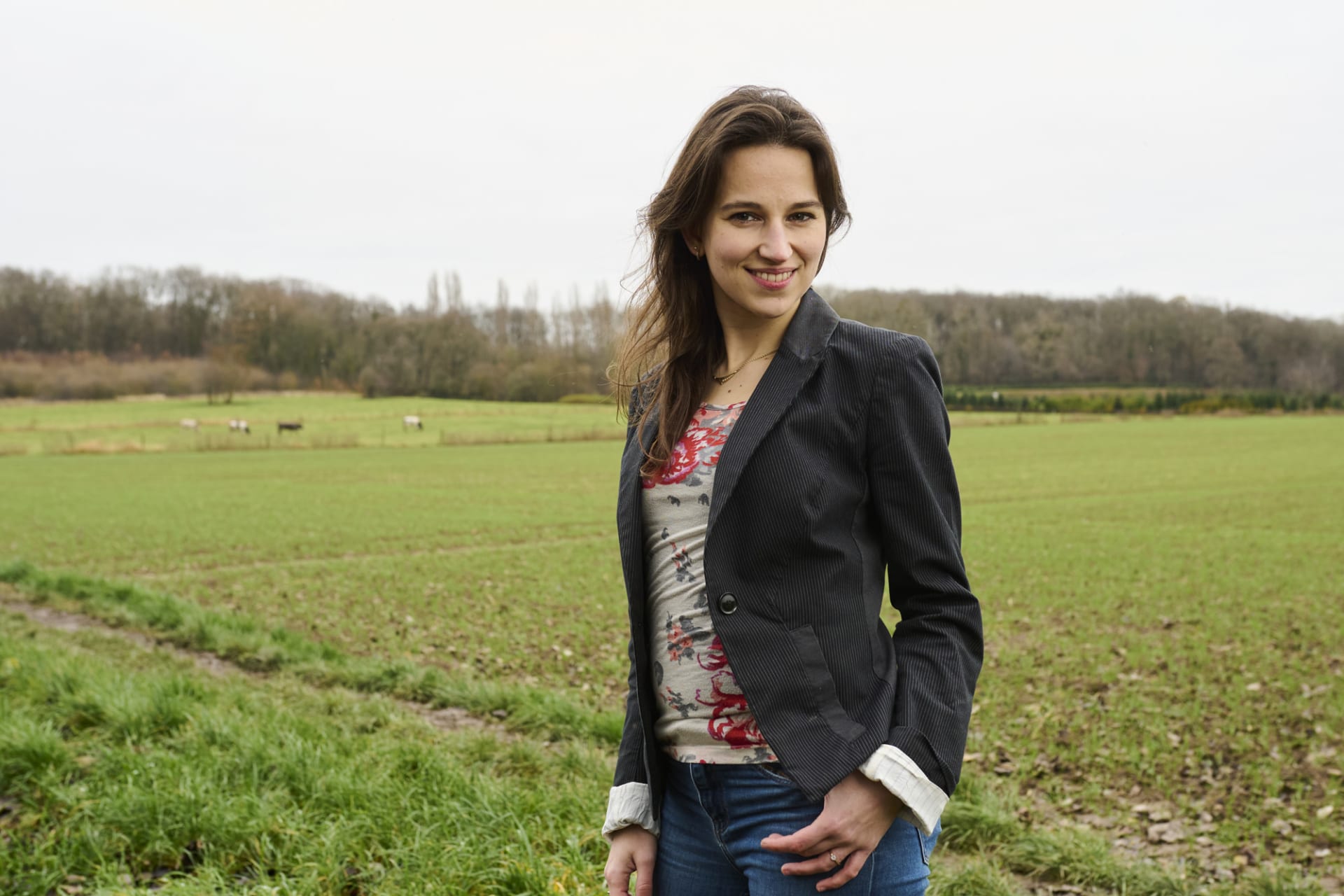 Collega Lianne poseert voor de camera