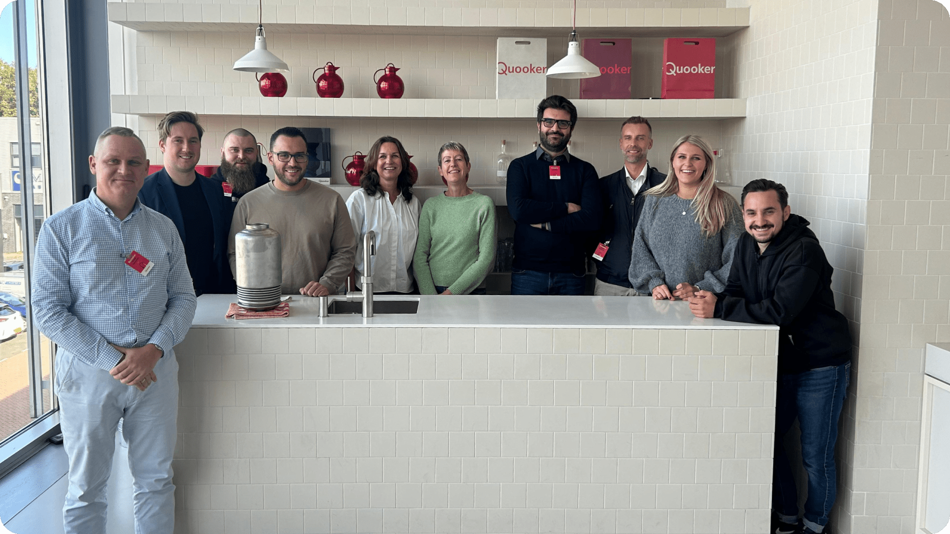 Een warm welkom voor nieuwe internationale Quooker-collega’s