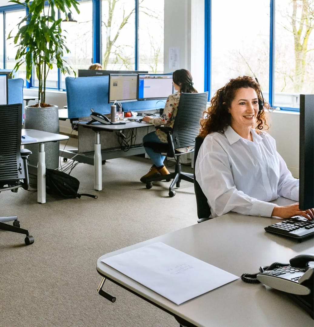 Collega's op kantoor