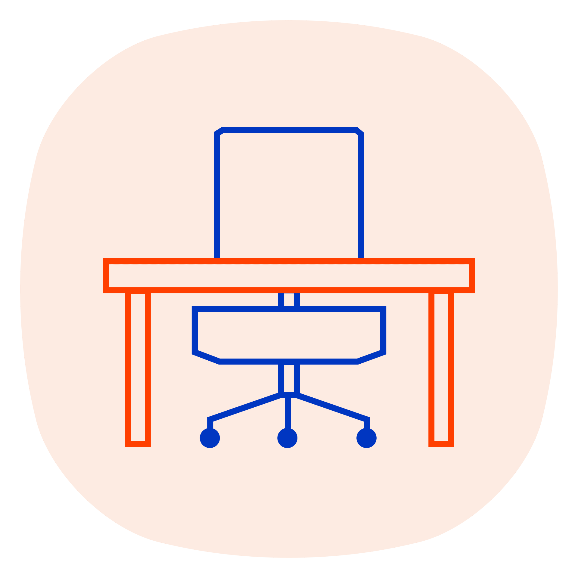 Illustration of a workspace