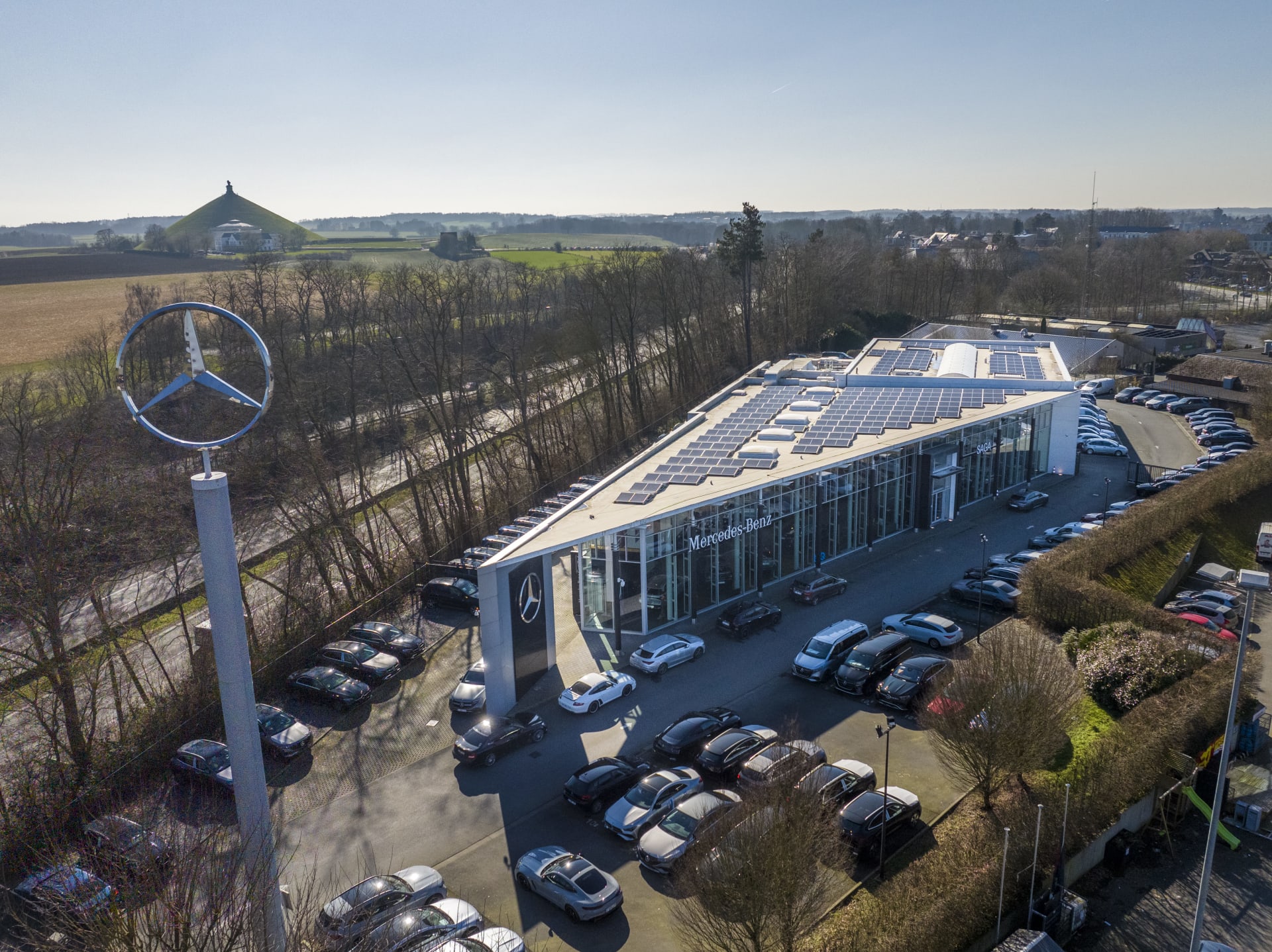 Concession SAGA Mercedes-Benz Waterloo en Belgique