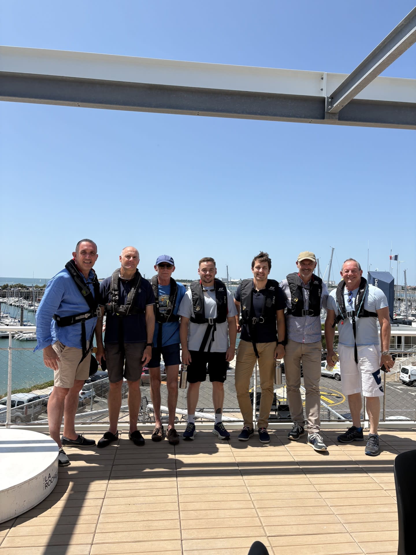 Équipe RCMarine lors d’une journée nautique avec les marques Beneteau, Azimut, Galeon et Highfield