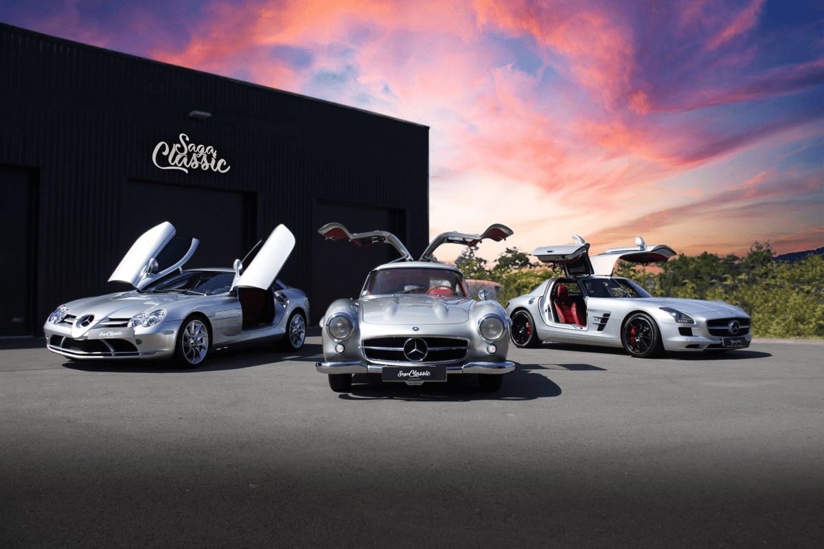 Mercedes-Benz de collection réunies par SAGA Classic