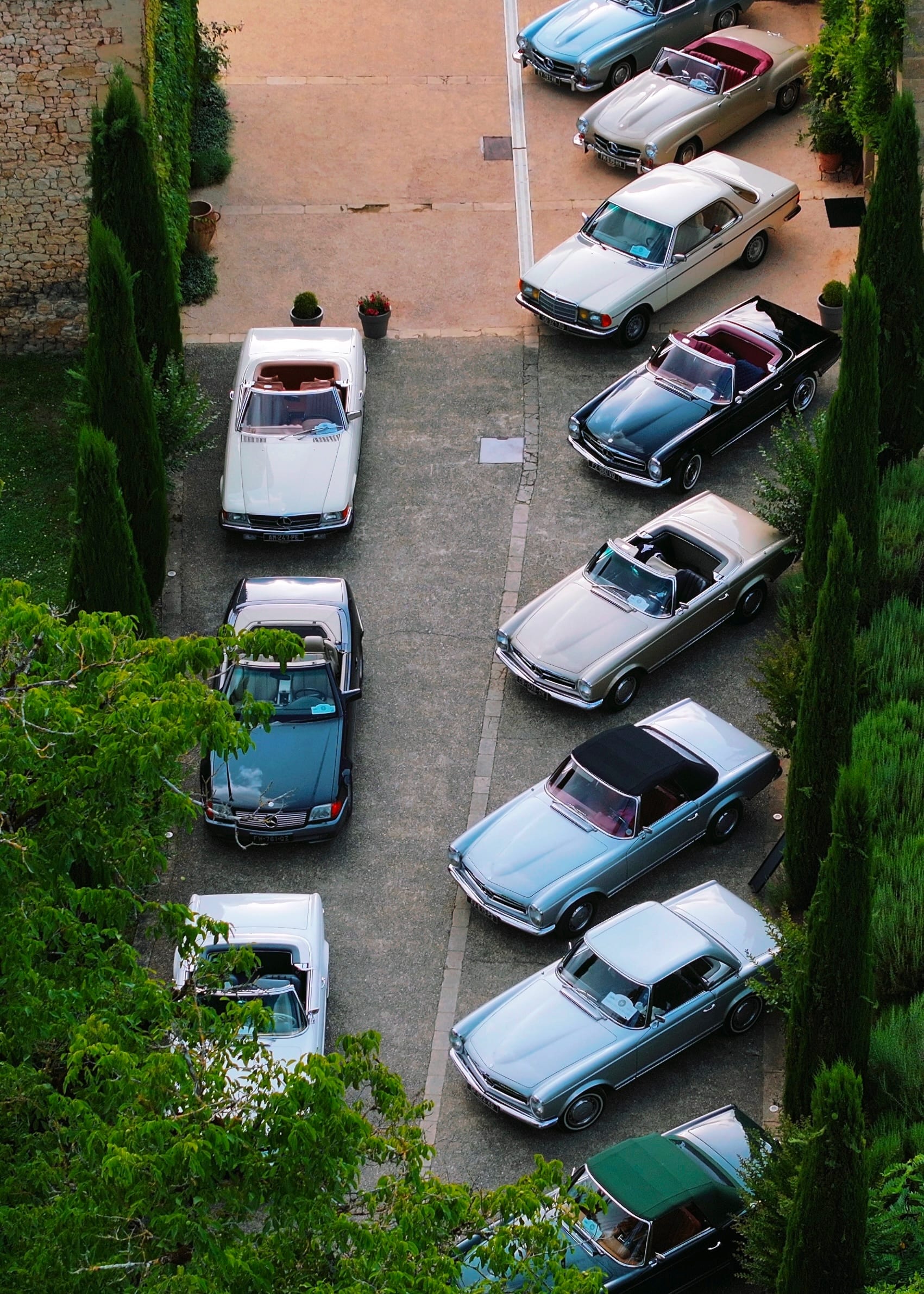 Mercedes-Benz de collection réunies par SAGA Classic