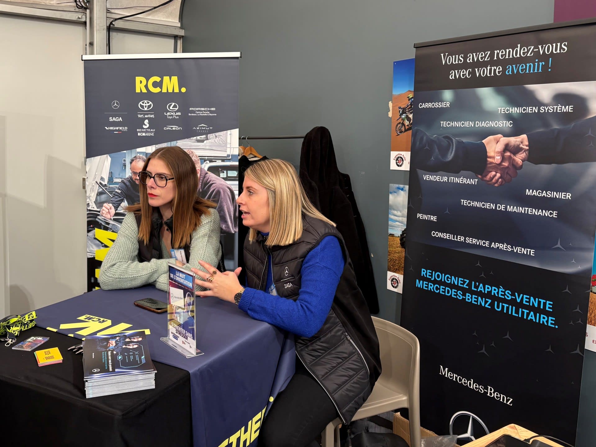 Stand alternance RCM pour les métiers Mercedes-Benz Utilitaires