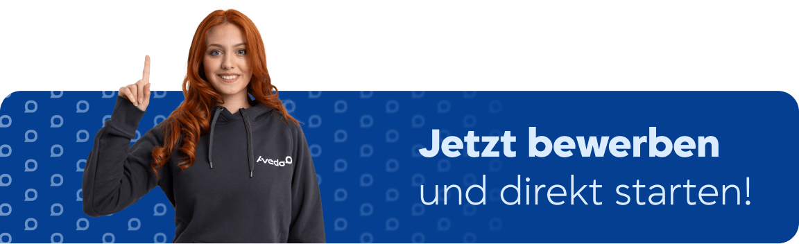Call Center Job Köln - Avedo Mitarbeiterin im Kundenservice