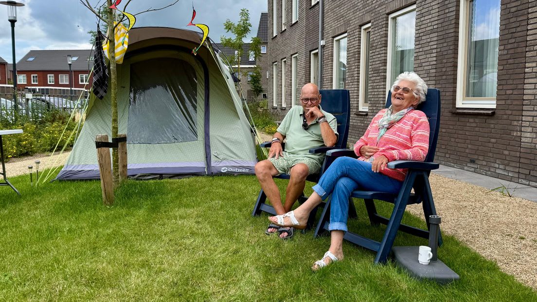 Kamperen in de achtertuin bij Brinkhoef ZorgSpectrum