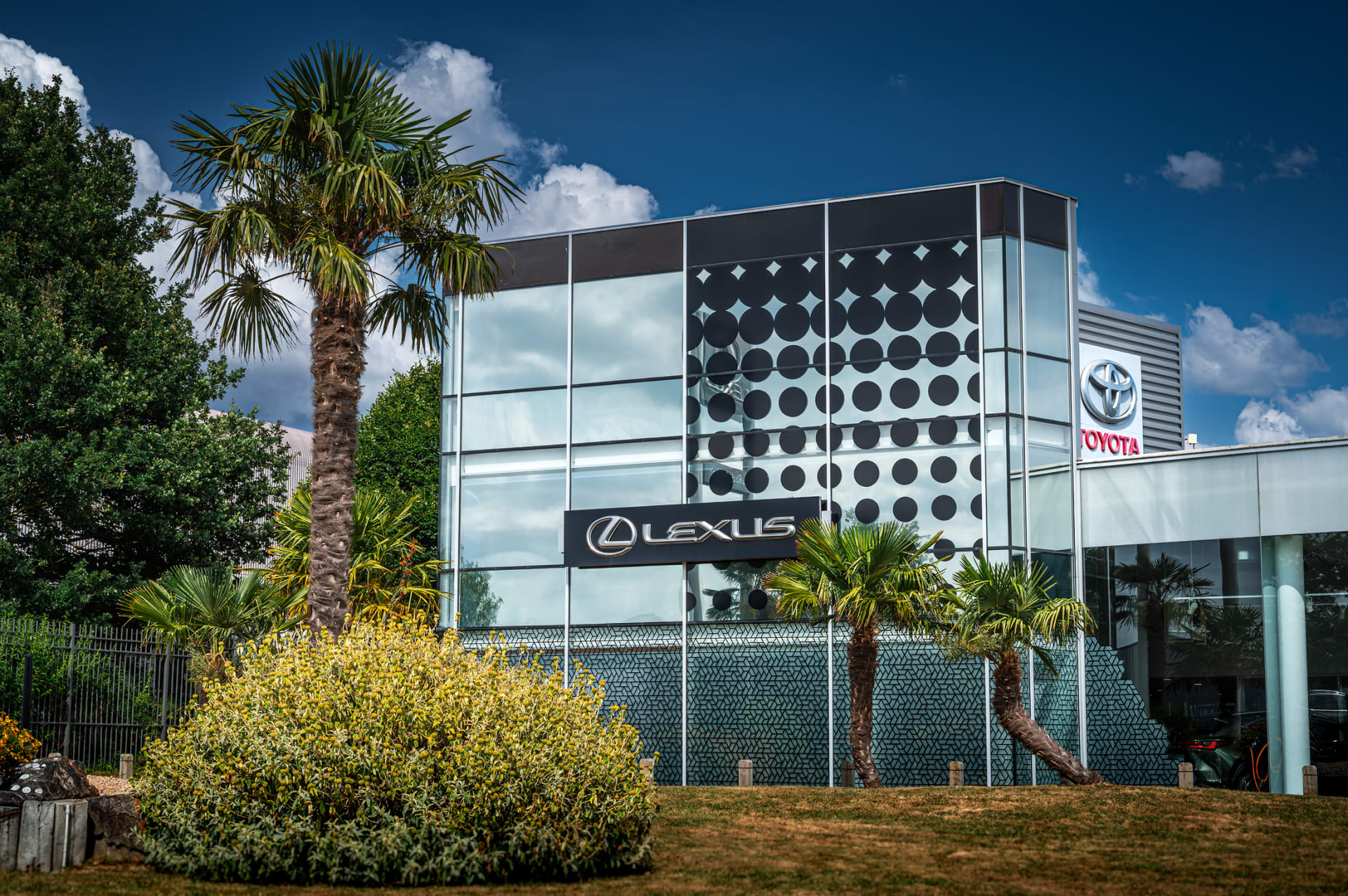 Façade de la concession Lexus Toys Plus