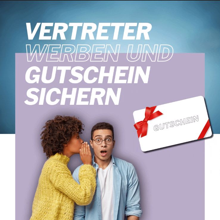 Zusteller werben Vertreter