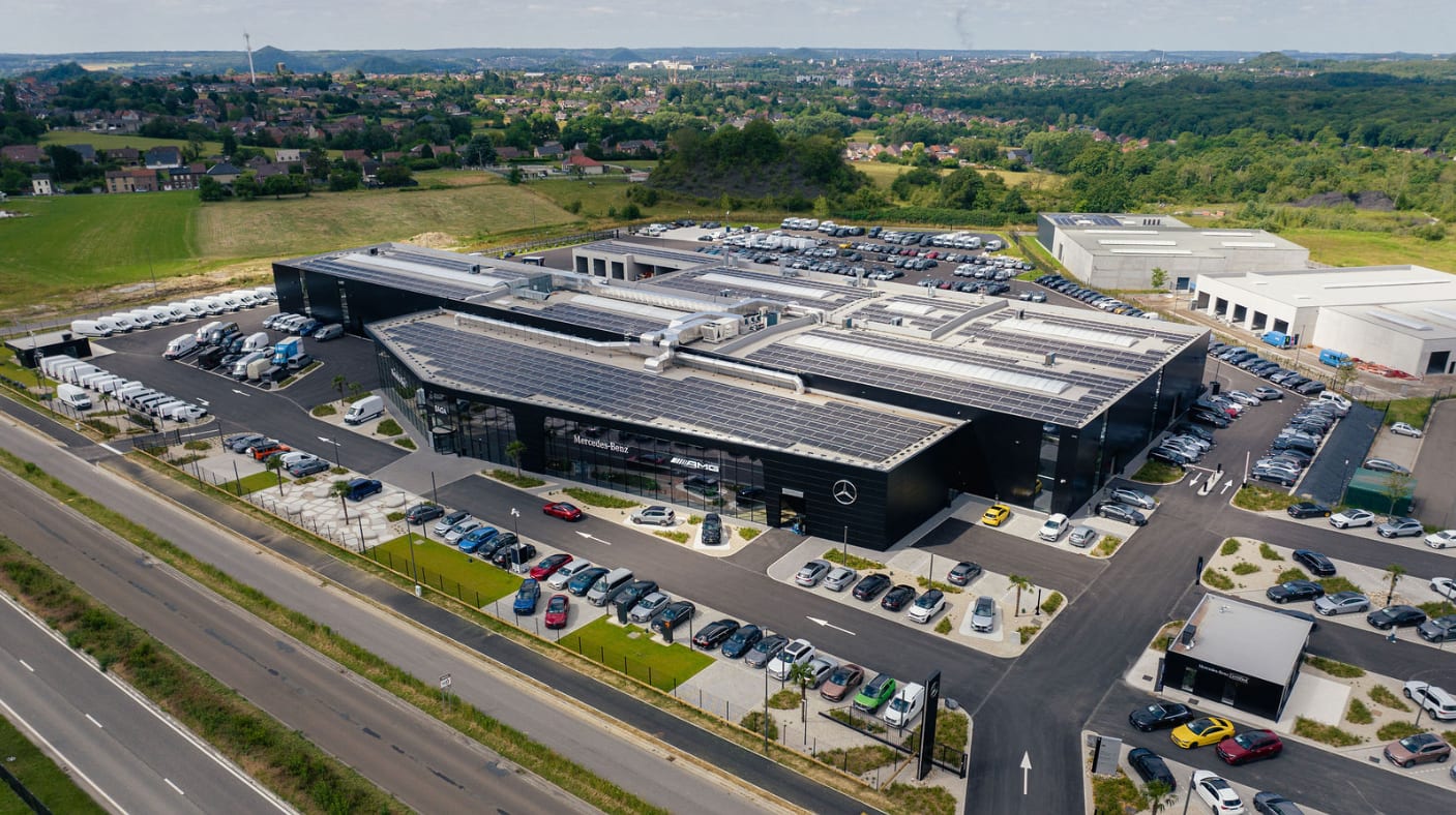 Concession SAGA Mercedes-Benz Charleroi en Belgique