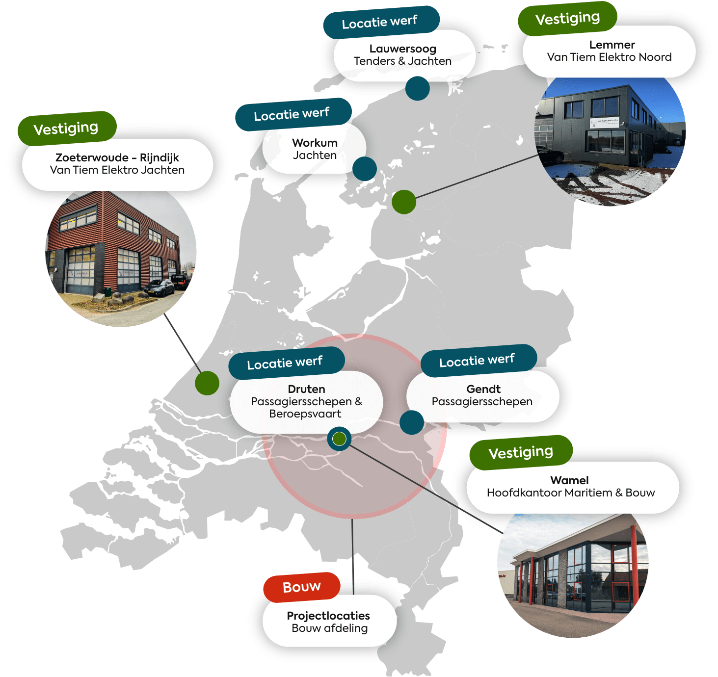 Werklocaties Van Tiem Elektro