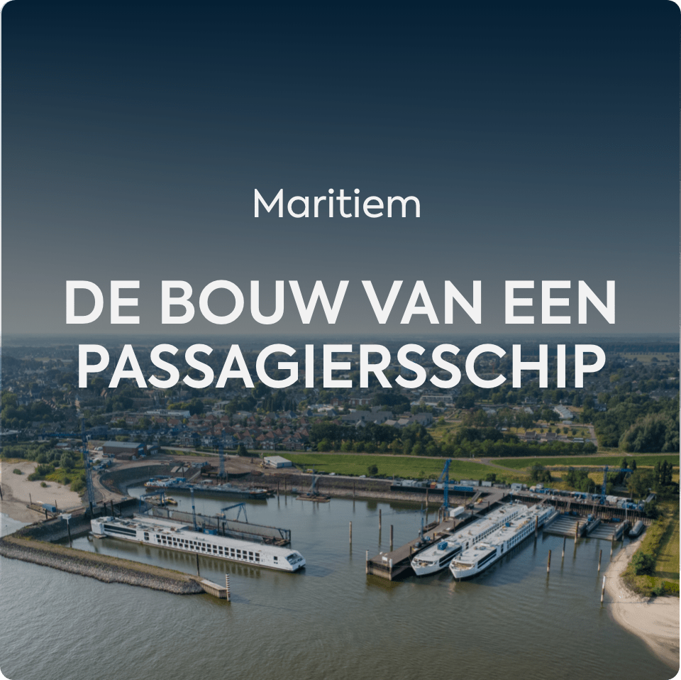 De bouw van een passagiersschip
