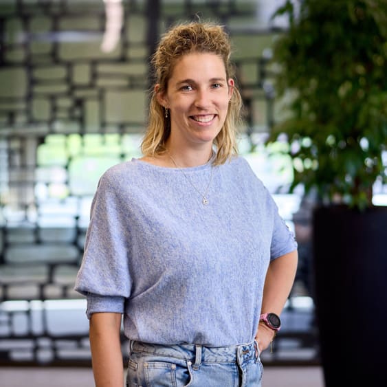 Merel Luiten, recruiter bij Zorg en Zekerheid. Aanspreekpunt voor vacatures binnen IT, Commercie, Control en staf- en ondersteunende functies.