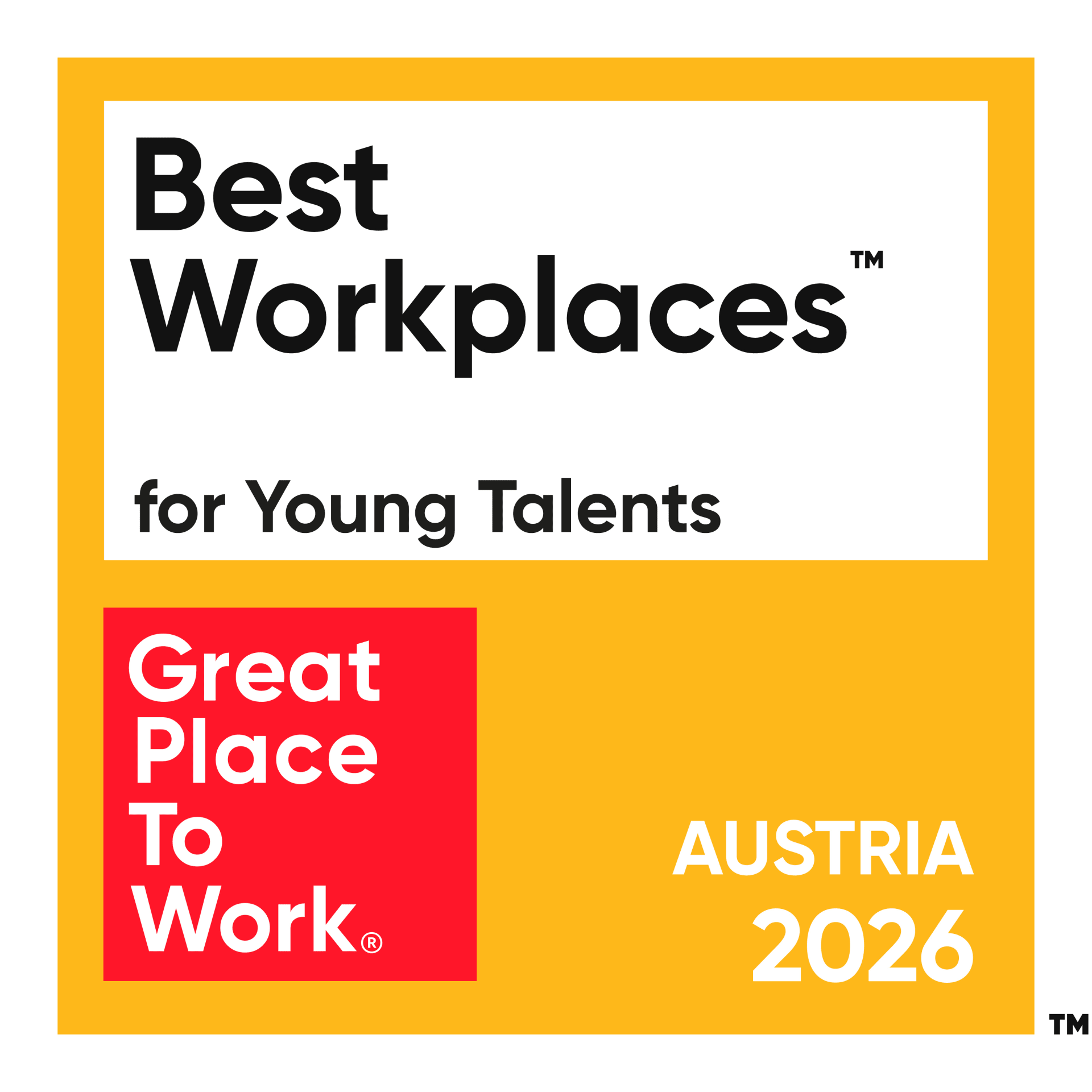Great Place to Work – Best Workplaces for Young Talents Austria 2026