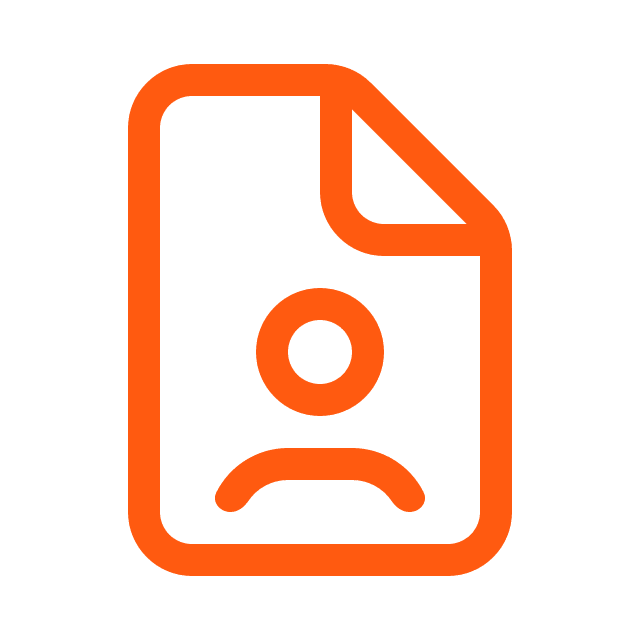Icon eines Onlineformulars