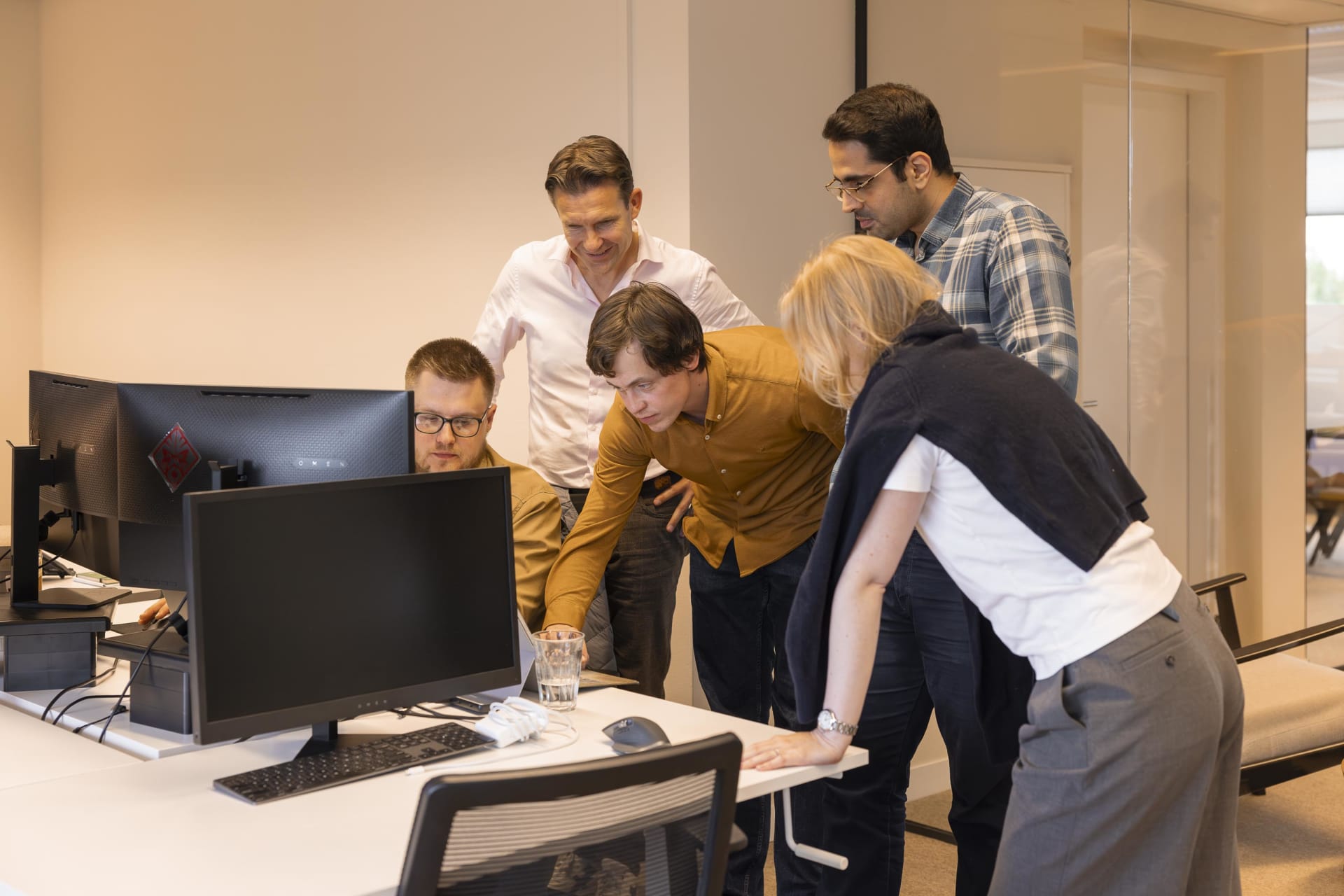 team working together