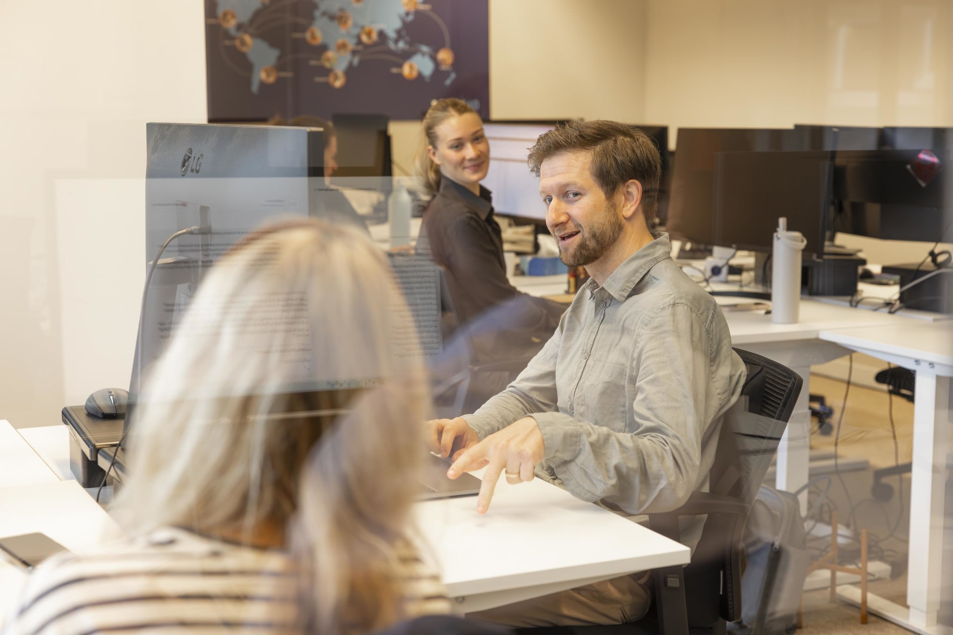 Colleagues in the office