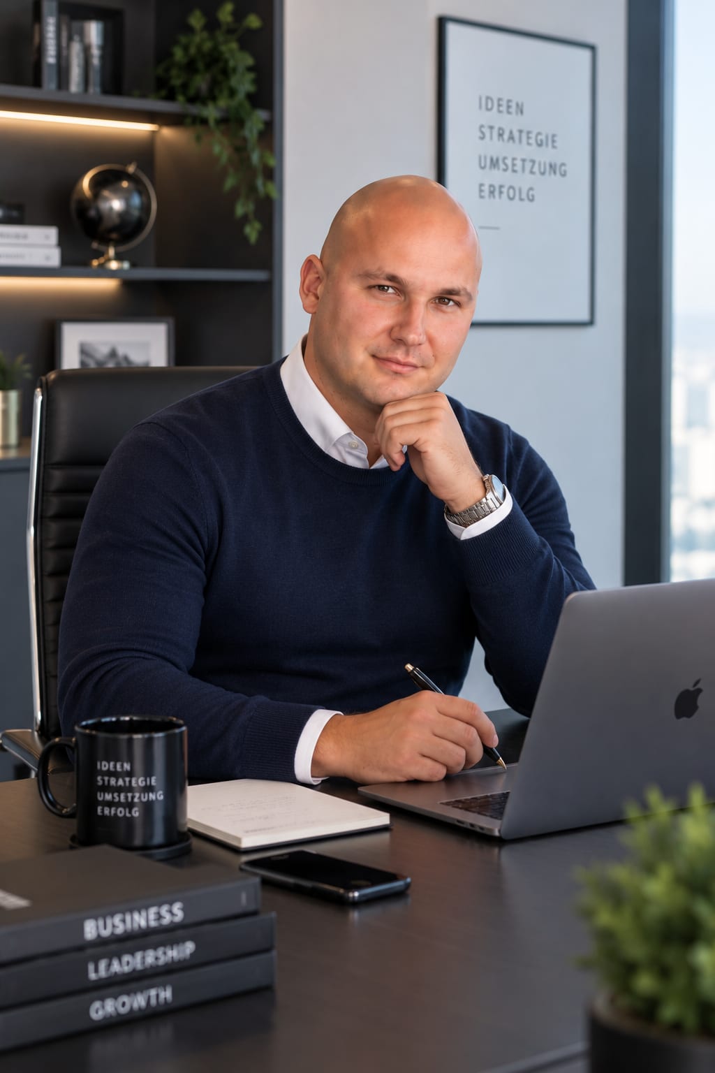 Maik am Schreibtisch 1