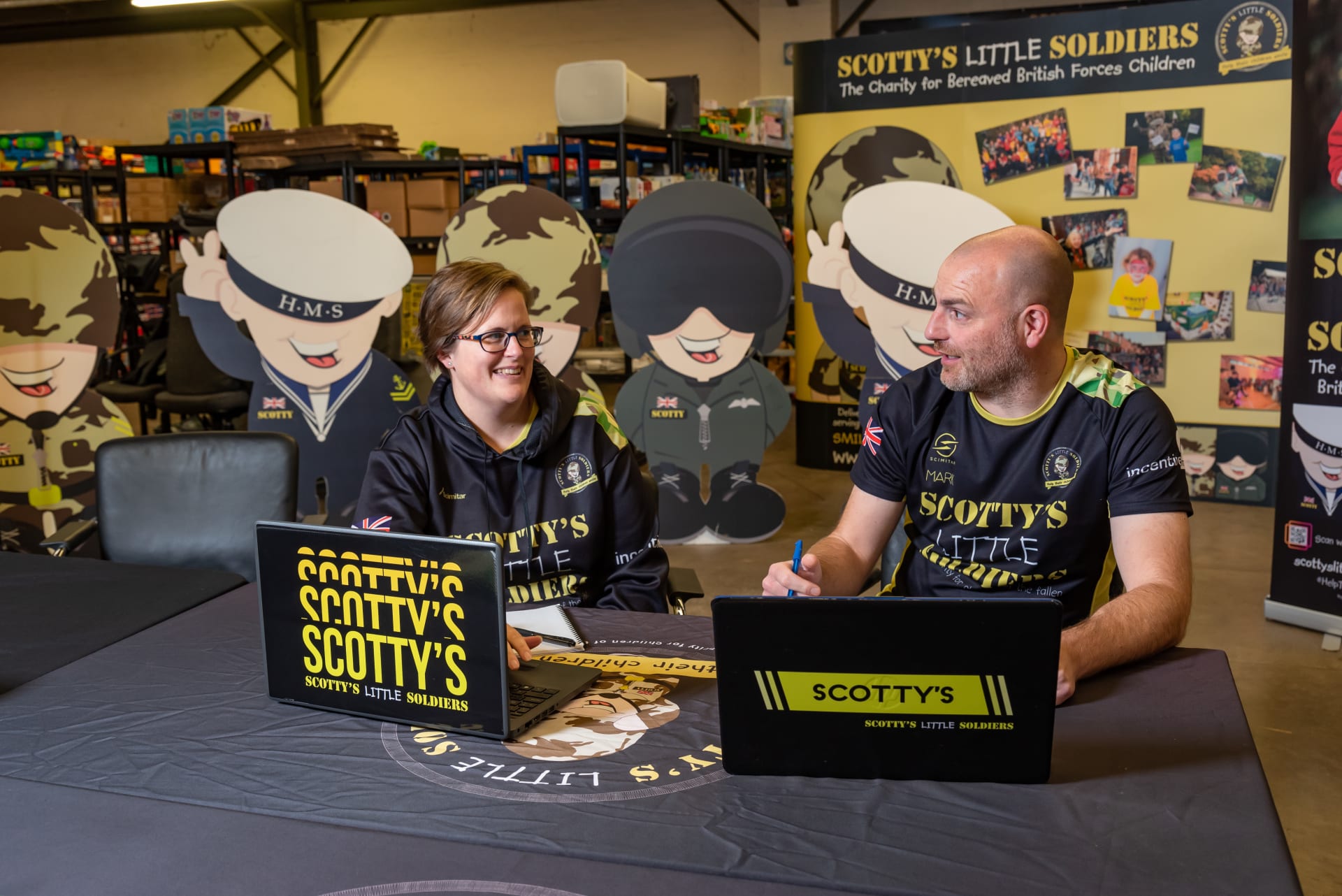 Charlie and Mark provide support for our Scotty members and their families