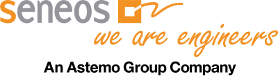 seneos GmbH - A Hitachi Group Company logo