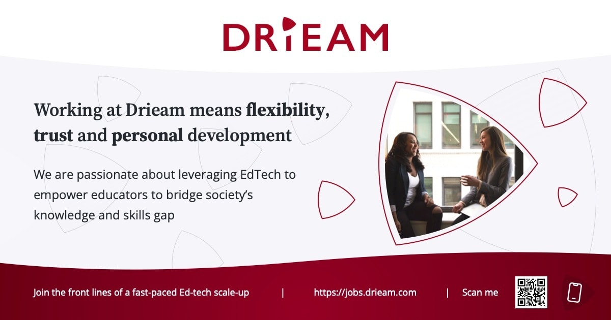 Join The Drieam Team Careers Jobs At Drieam